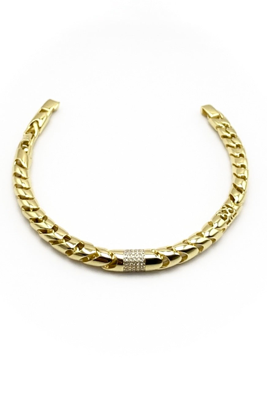 Real 14 Karat Gold Plated Bracelet
